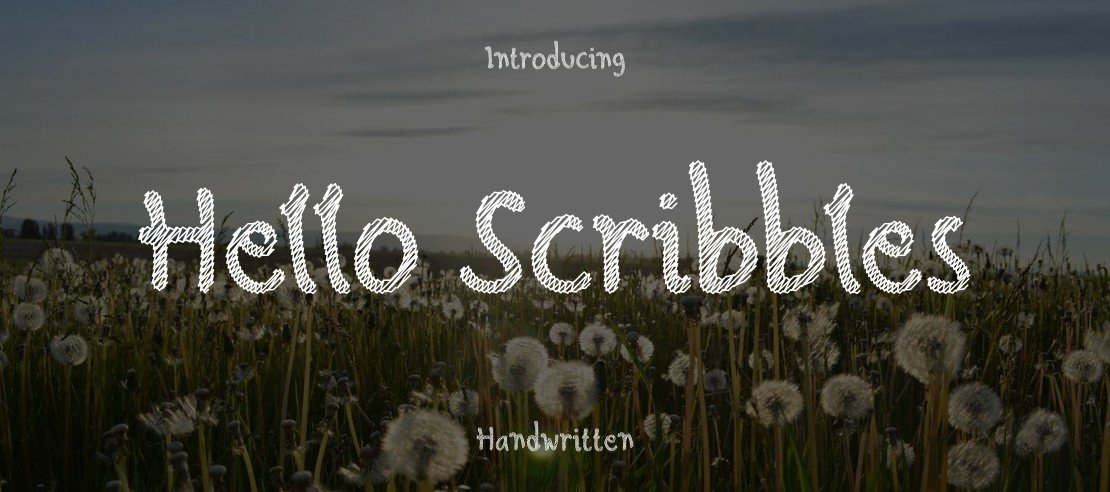 Hello Scribbles Font