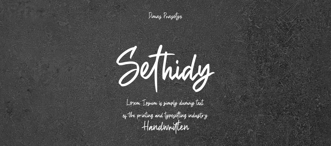 Sethidy Font