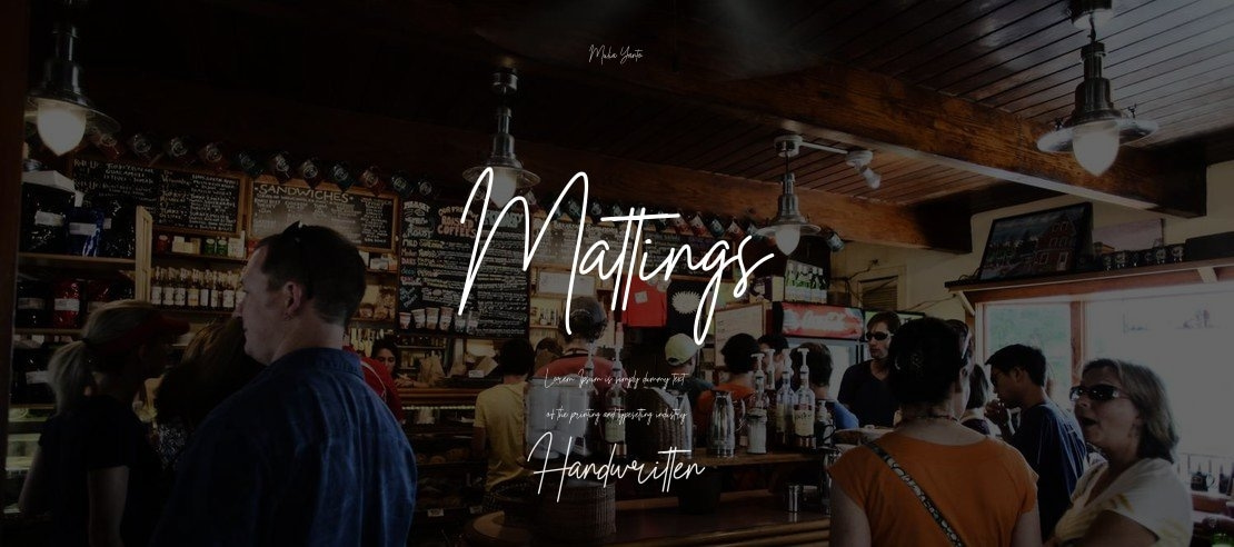 Mattings Font