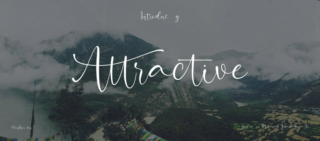 Attractive Font