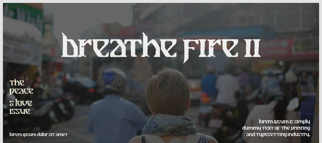 Breathe Fire II Font