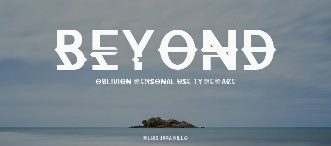 Beyond Oblivion Personal Use Font