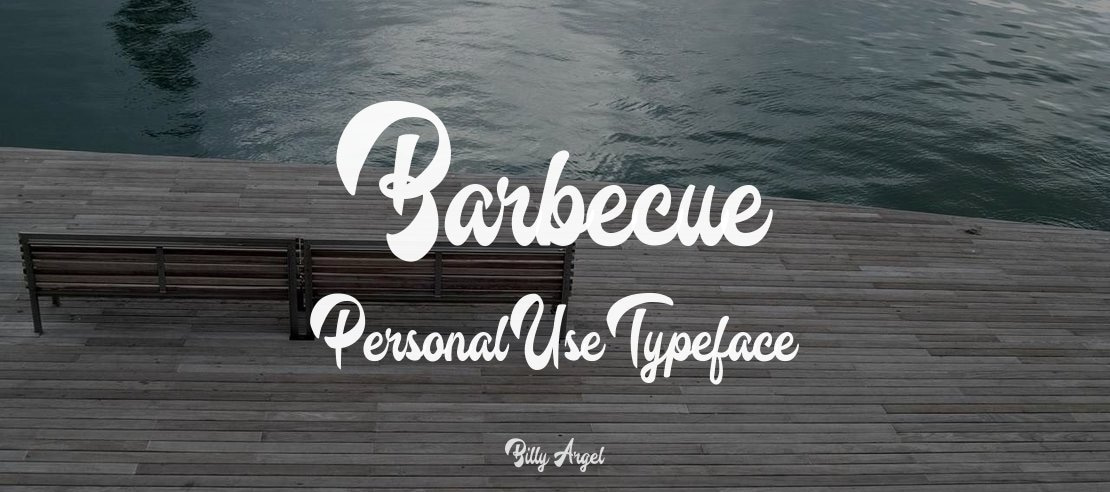 Barbecue Personal Use Font