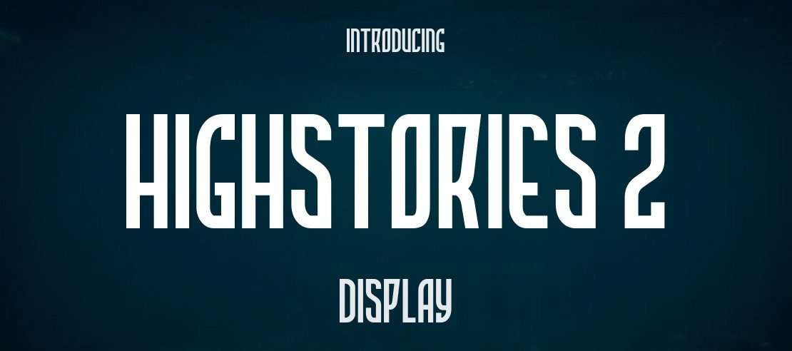 Highstories 2 Font