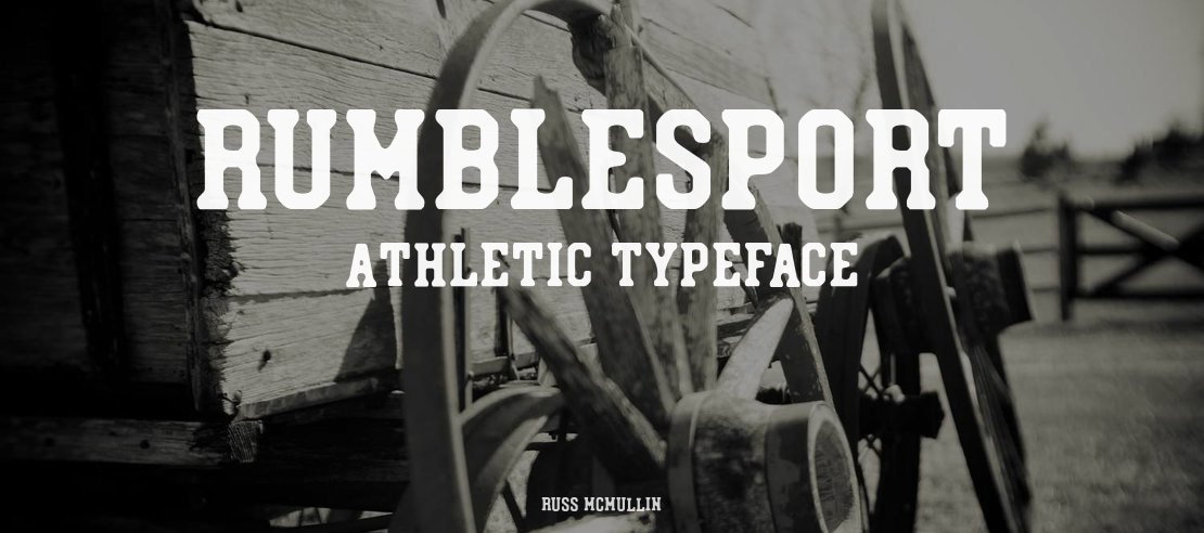 Rumblesport Athletic Font