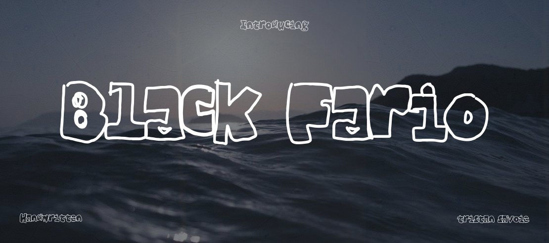 Black Fario Font