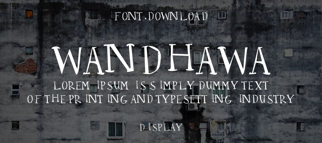 Wandhawa Font