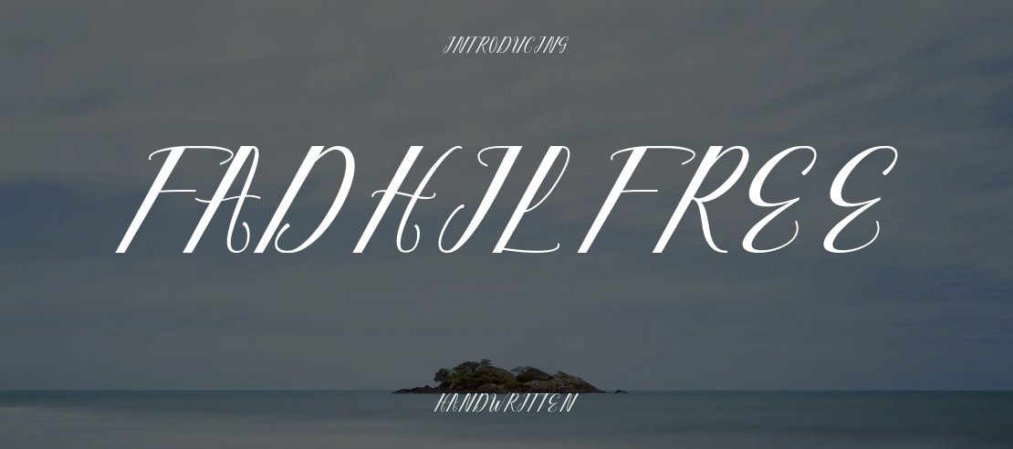 Fadhil free Font