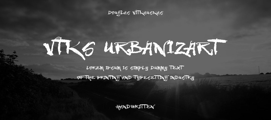 VTKS Urbanizart Font