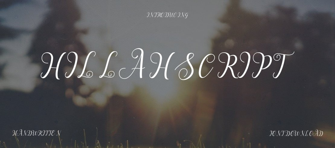 Hillah Script Font