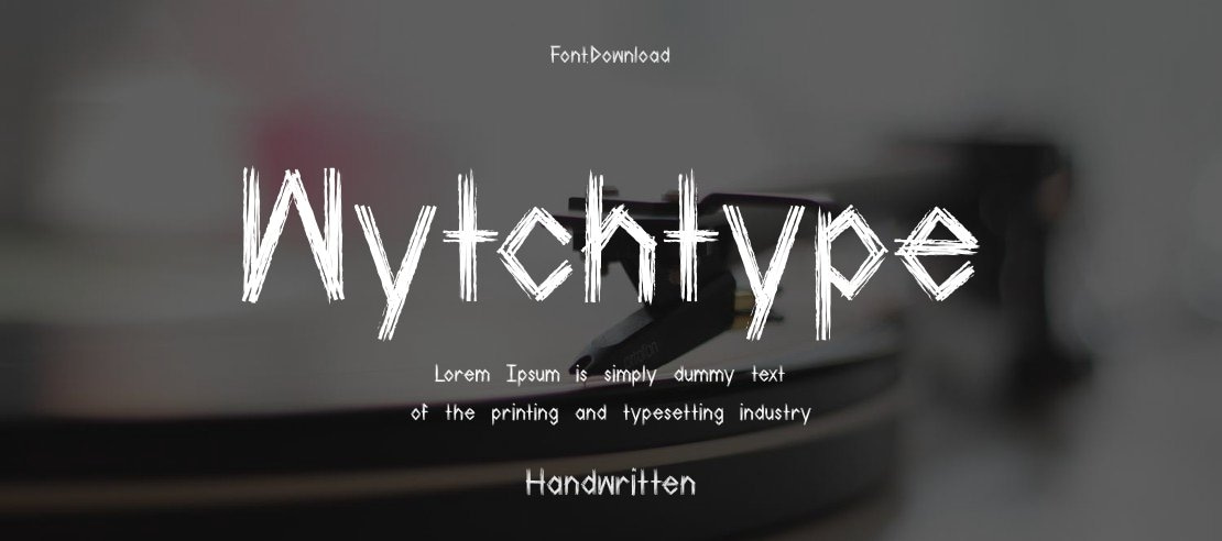 Wytchtype Font