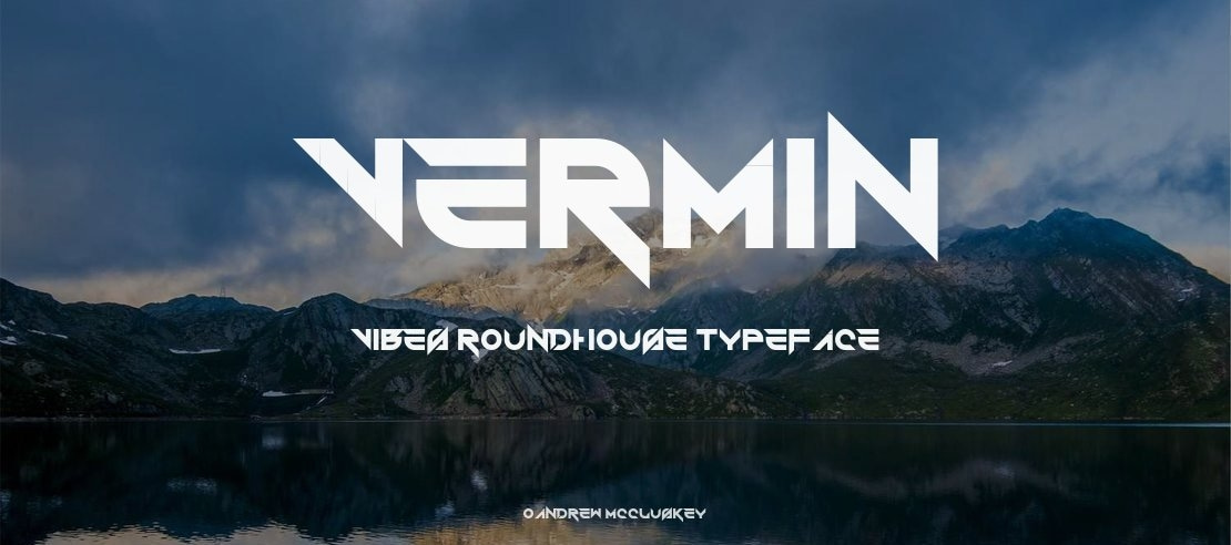 Vermin Vibes Roundhouse Font