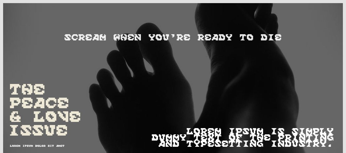 Scream When You're Ready To Die Font