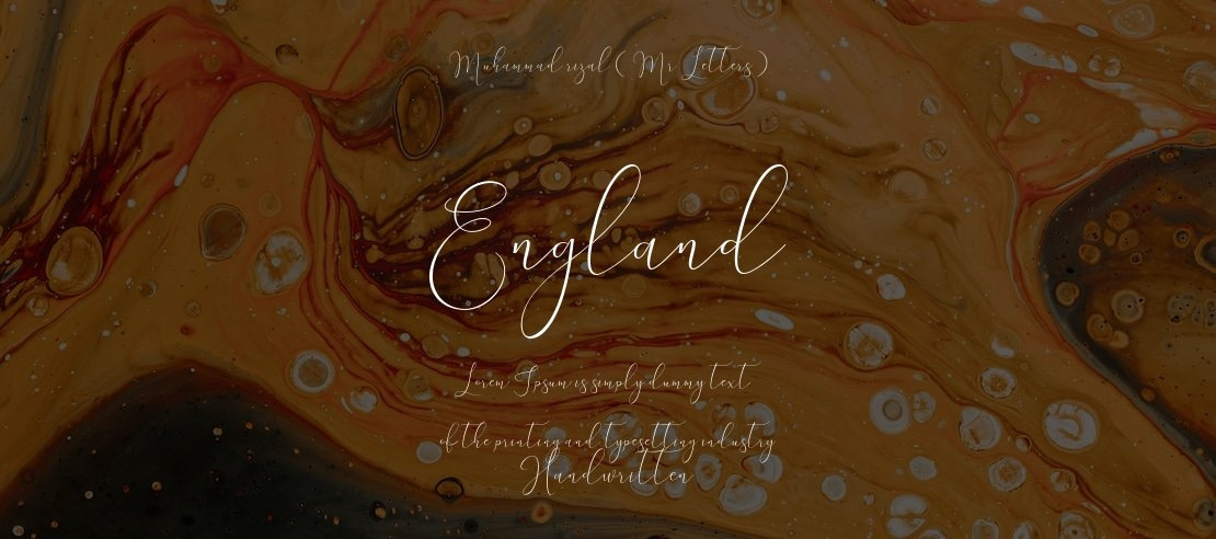 England Font