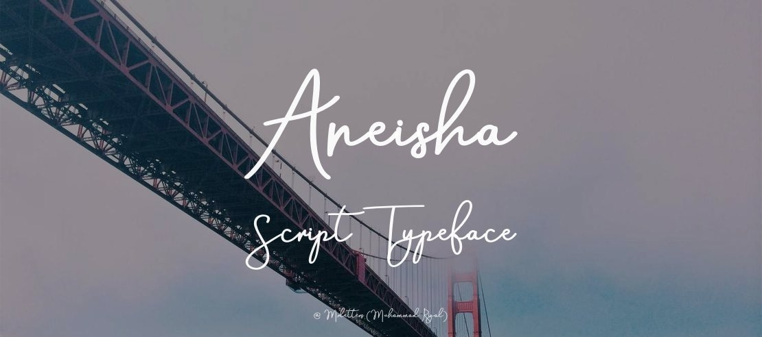 Aneisha Script Font