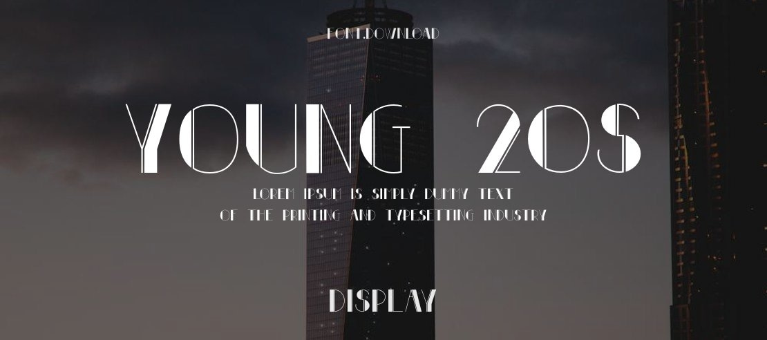Young 20s Font