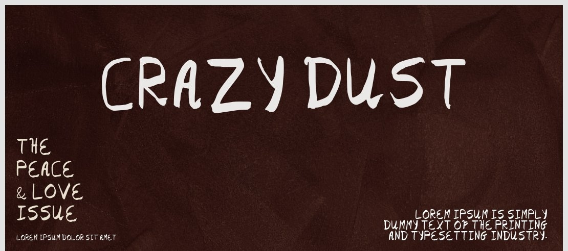 Crazy Dust Font