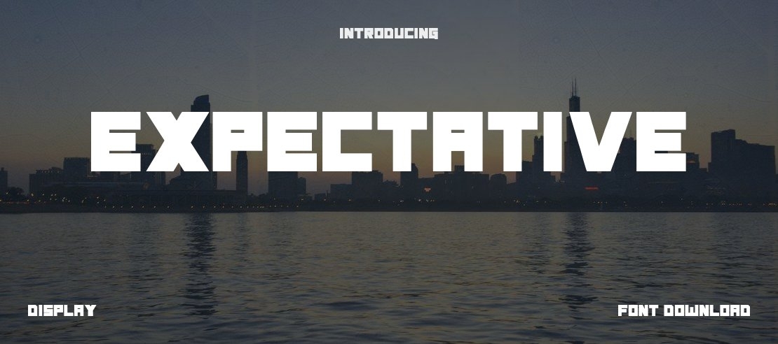 Expectative Font