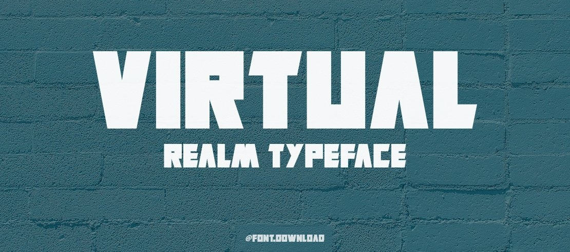 Virtual Realm Font Family