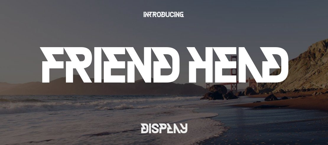 Friend Head Font