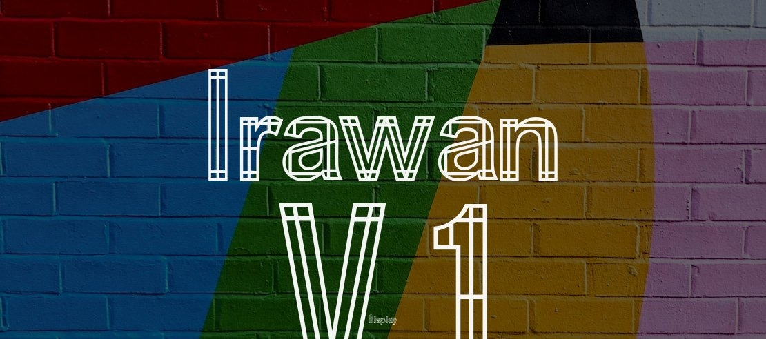 Irawan V.1 Font