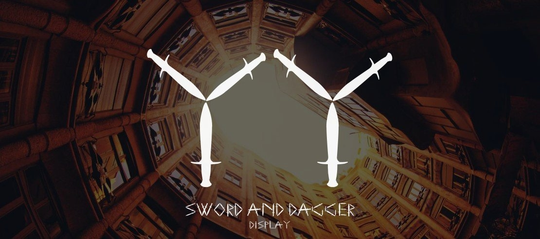 YY Sword and Dagger Font