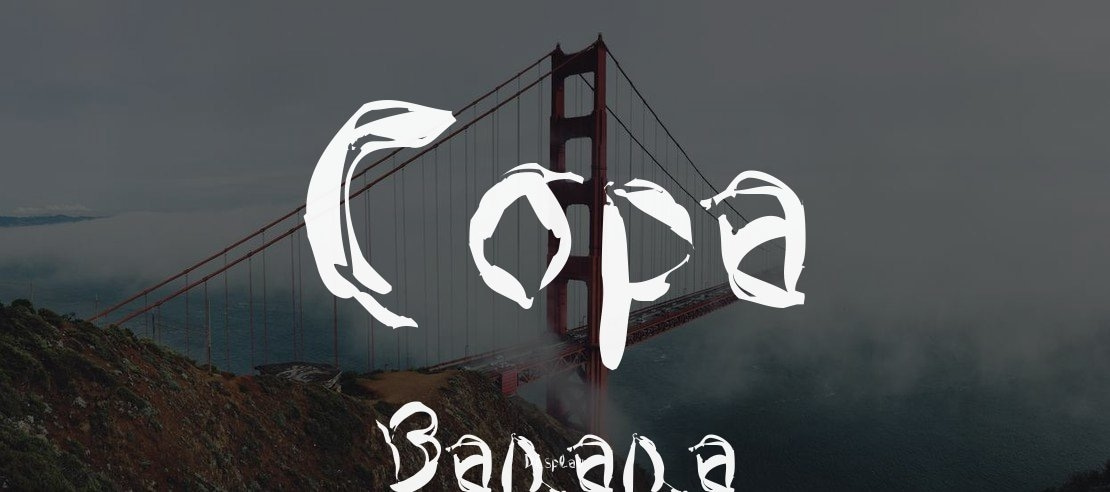 Copa Banana Font