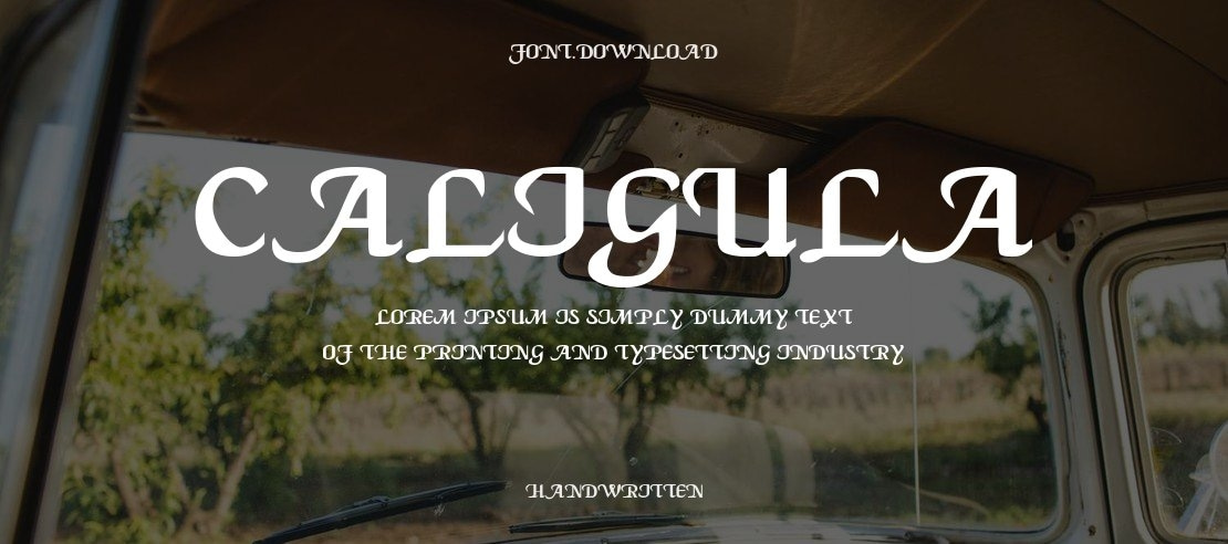 Caligula Font