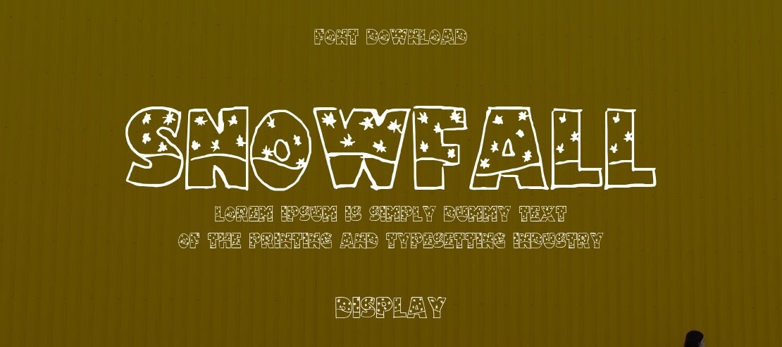 Snowfall Font