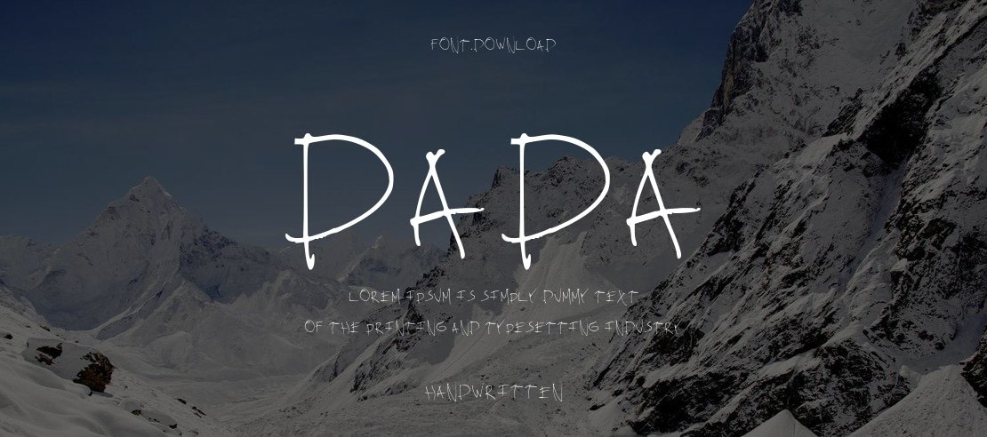 Dada Font