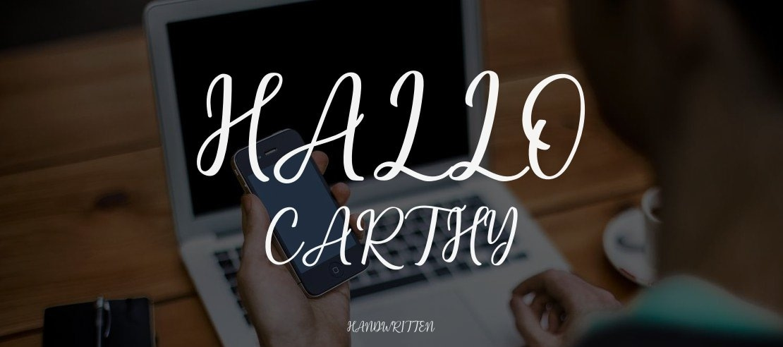 Hallo Carthy Font