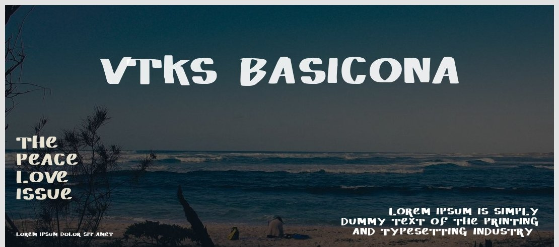 Vtks Basicona Font