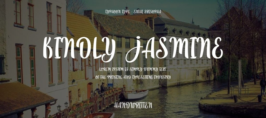 Kindly Jasmine Font