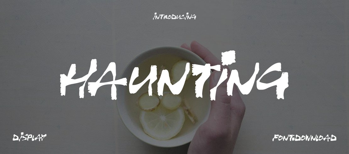 Haunting Font Family