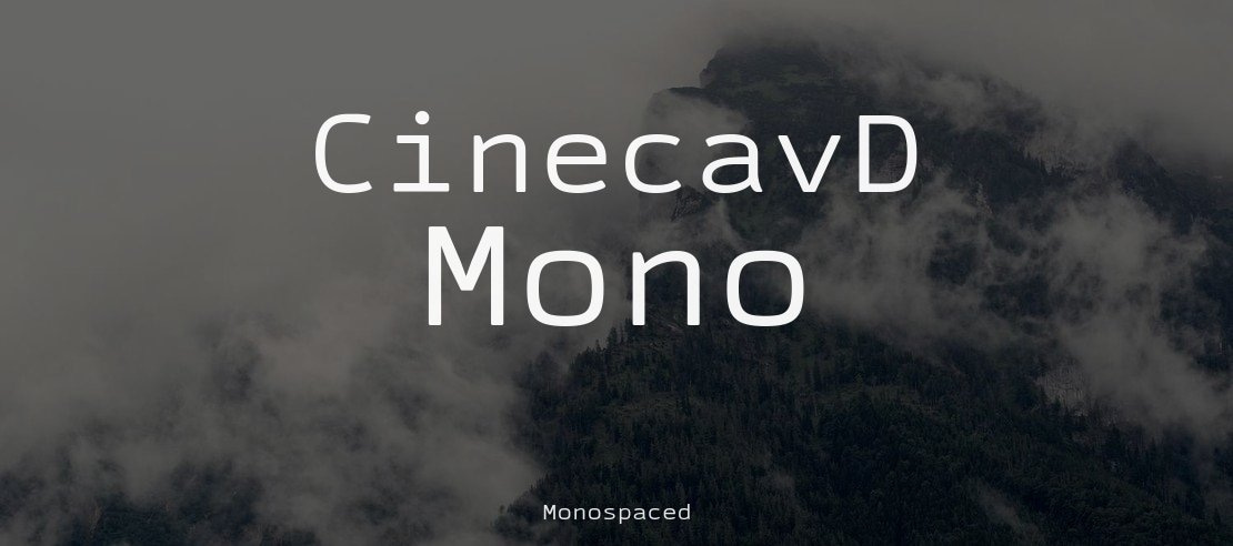 CinecavD Mono Font