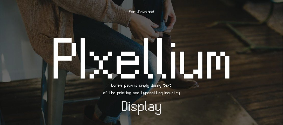 PIxellium Font