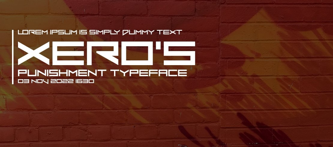 Xero's Punishment Font