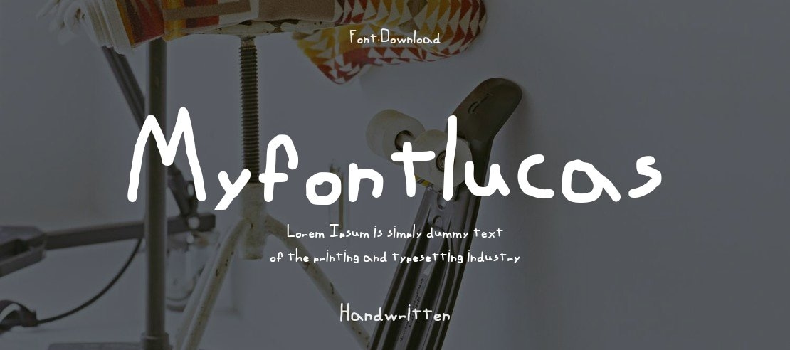 Myfontlucas Font