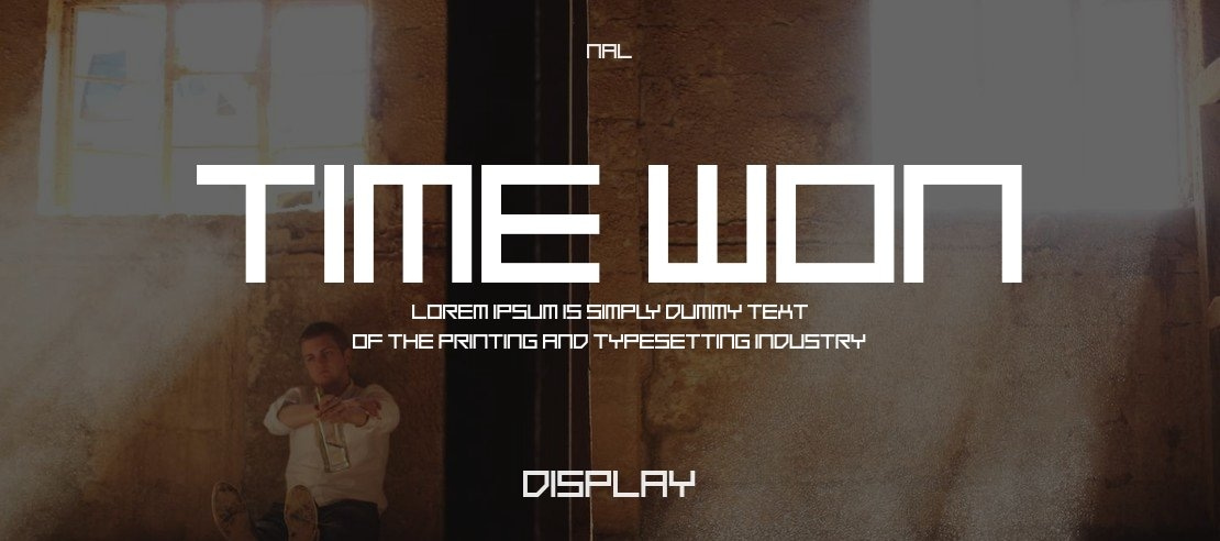 Time Won Font