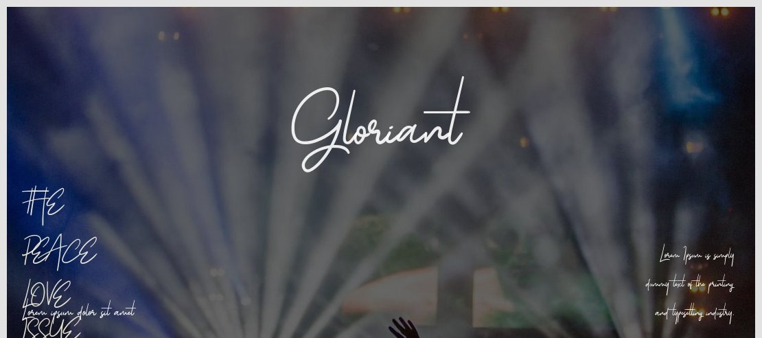 Gloriant Font