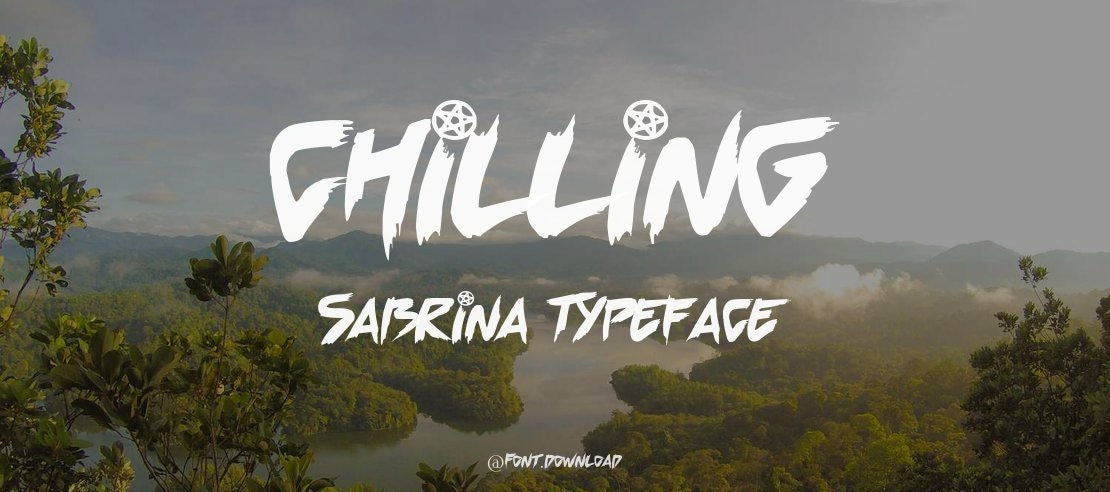 Chilling Sabrina Font