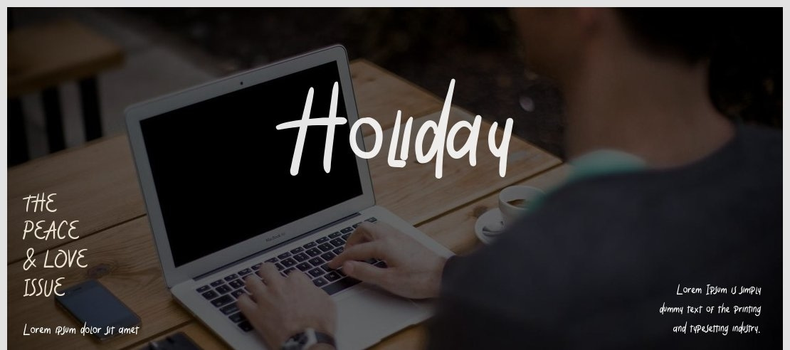 Holiday Font