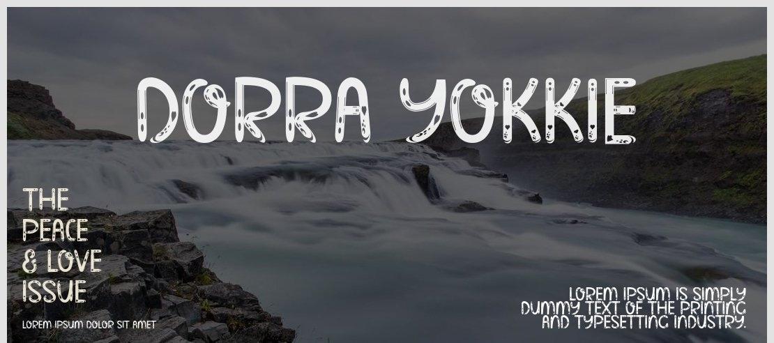 DORRA YOKKIE Font Family