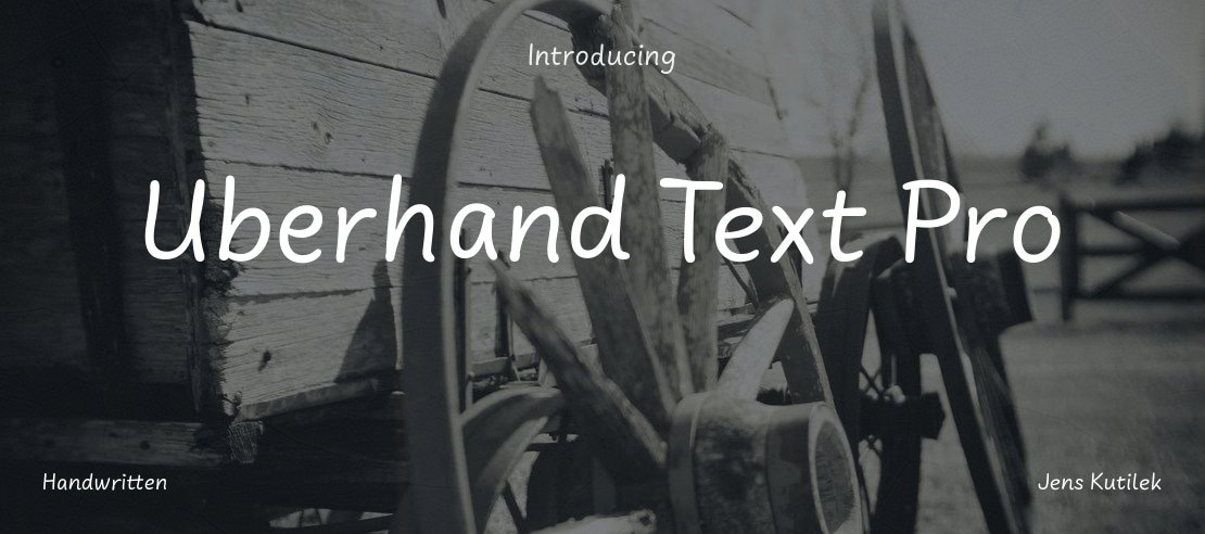 Uberhand Text Pro Font Family