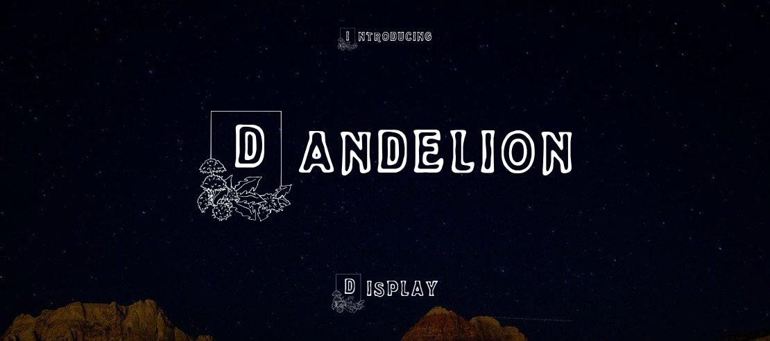 Dandelion Font