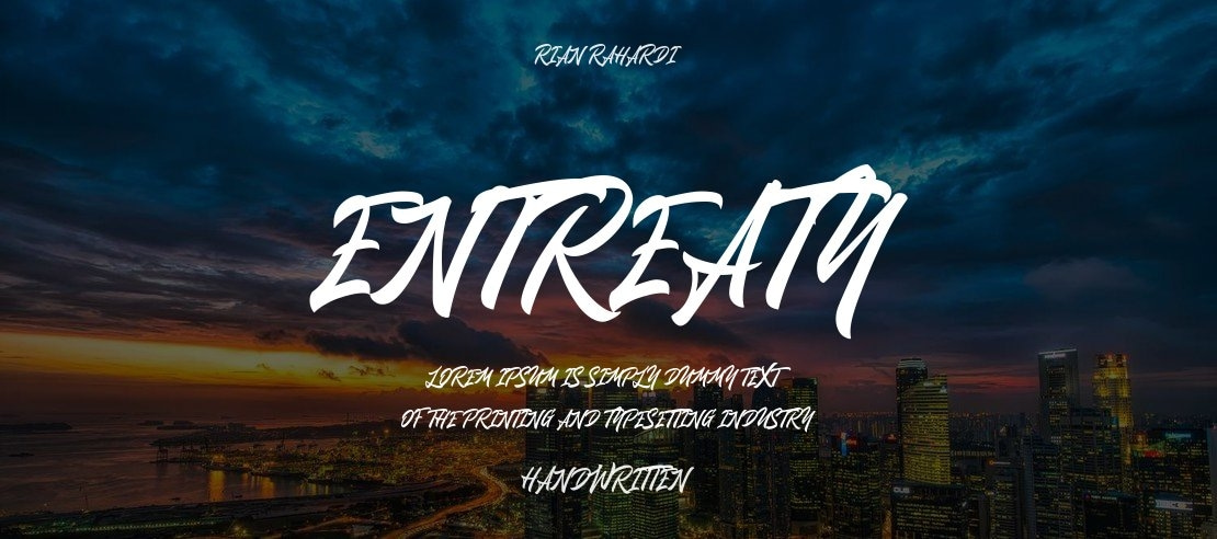 Entreaty Font