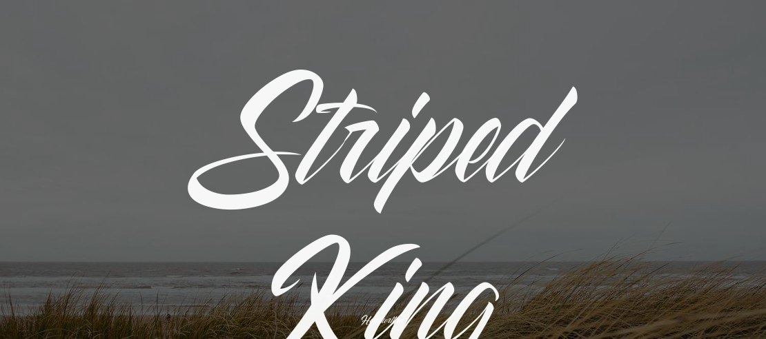 Striped King Font