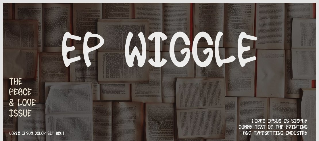 EP Wiggle Font