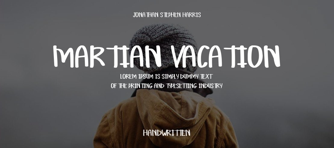 Martian Vacation Font