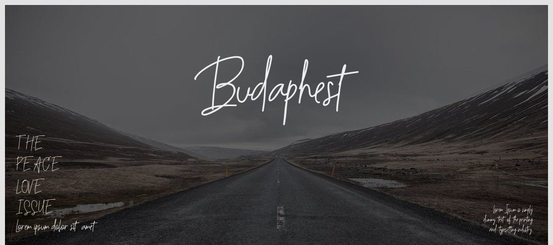 Budaphest Font